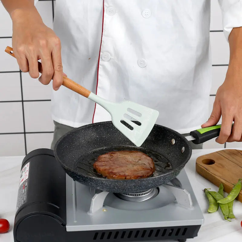 11/12PCS Silicone Kitchenware Non-Stick Cookware
