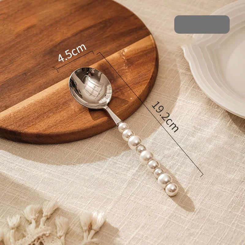 Wedding Diamond Inlaid Dinnerware Knife Fork Spoon Gift