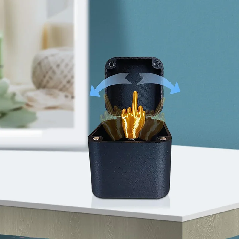 Interesting Prank Gift Middle Finger In Box