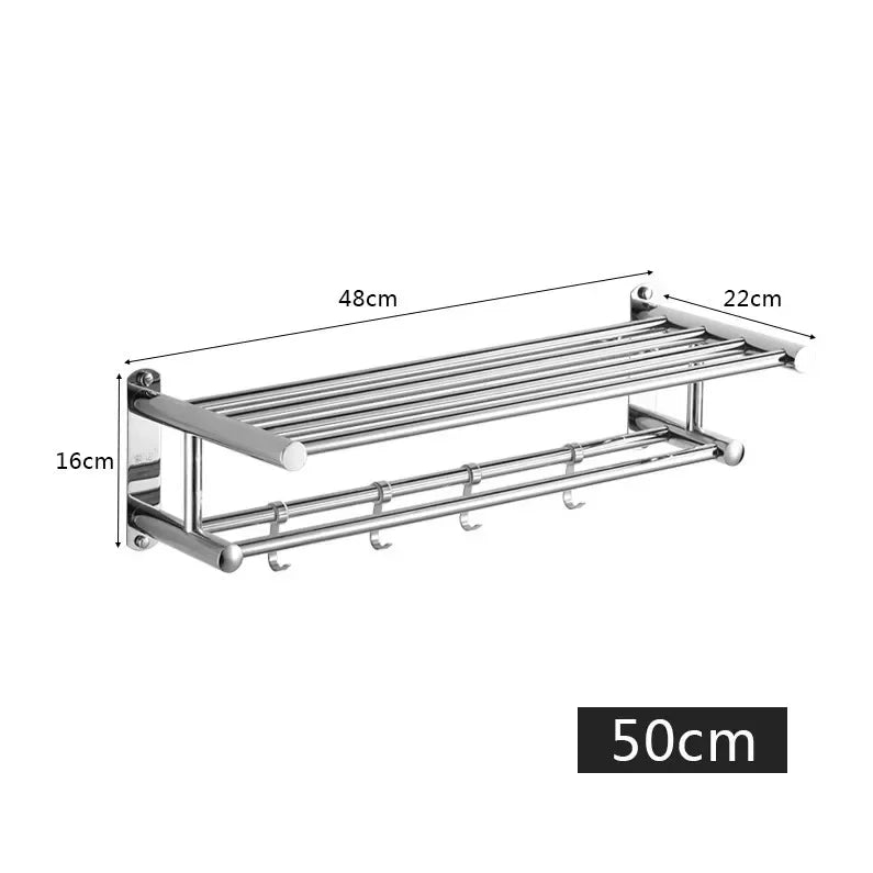 Steel Bathroom Towel Holder