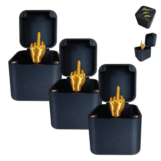 Interesting Prank Gift Middle Finger In Box